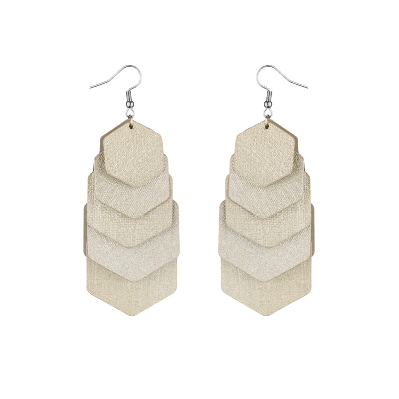 Örhänge beige